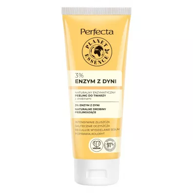 Perfecta Naturalny enzymatyczny peeling do twarzy z drobinkami 3% Enzym z Dyni 75 ml