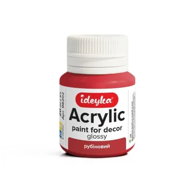 Ideyka Farba akrylowa Rubin 20ml