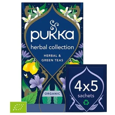 Pukka Herbal Collection - Mix herbaty zio�owe i zielone 20 x 1.45 g Bio