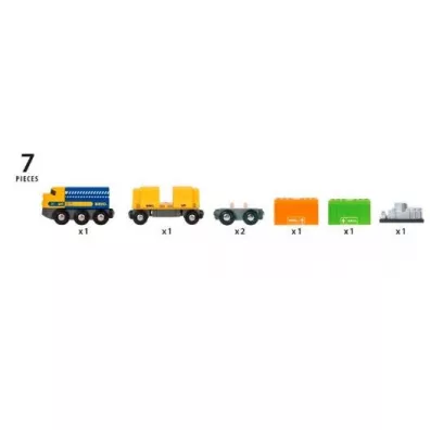 Brio Trzywagonowy poci�g towarowy Ravensburger