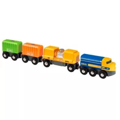 Brio Trzywagonowy poci�g towarowy Ravensburger