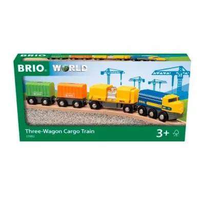 Brio Trzywagonowy poci�g towarowy Ravensburger