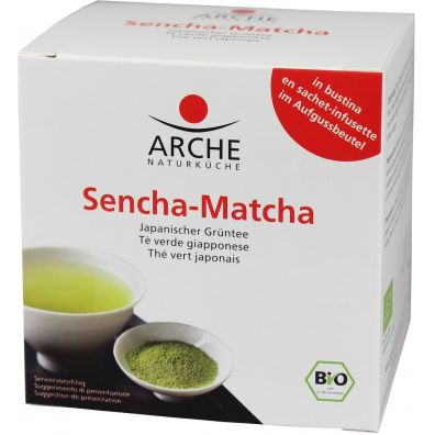 Arche Herbata zielona sencha - matcha ekspresowa 15 g Bio