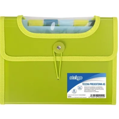 Strigo Teczka VFILE PP A5 z 6 przek�adkami zielona
