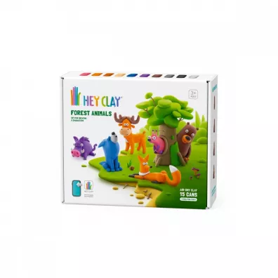 Hey Clay - Zwierz�ta le�ne + akcesoria Tm Toys