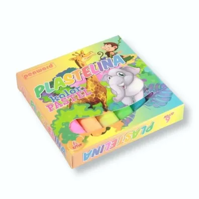 Penword Plastelina 6 kolor�w pastel
