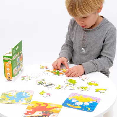 Puzzle Ukadam Dinozaury Bright Junior Media