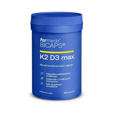 Formeds Bicaps Witamina K2 D3 MAX suplement diety 60 kaps.