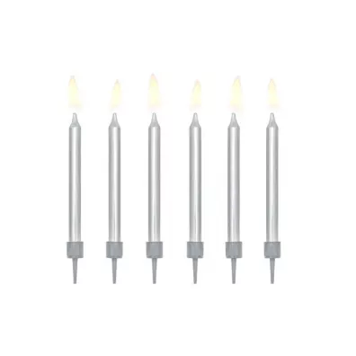 PartyDeco �wieczki urodzinowe g�adkie 6cm