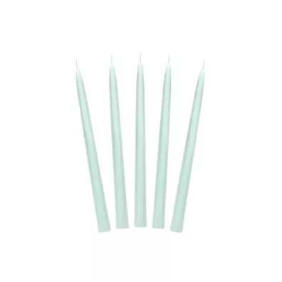 wieca stokowa matowa szawiowy 24cm 10szt