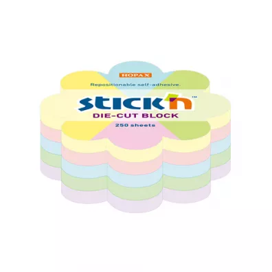 CX Dystrybucja Notes kwiatek pastel 67x67mm 250 kartek