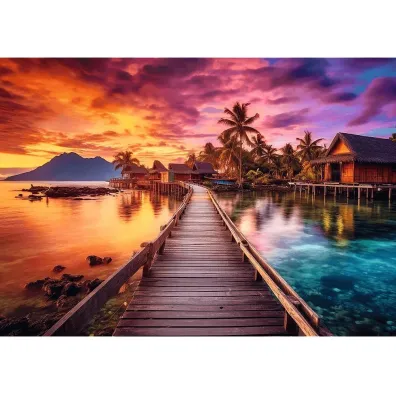 Puzzle 1000 el. Rajska wyspa Trefl