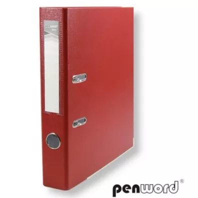 Penword Segregator A4 z okuciem 5 cm bordowy