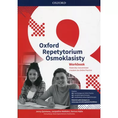 Oxford Repetytorium �smoklasisty. Workbook. Materia�y �wiczeniowe dla klasy VIII z kodem dost�pu do Online Practice - Dariusz K�tla, Jenny Quintana, Jacqueline  Walkden