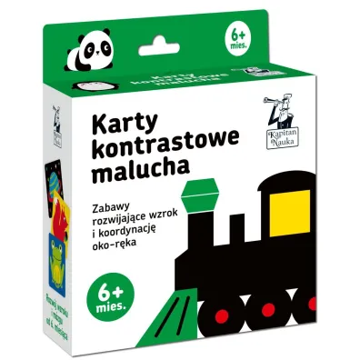 Widz� szczeg�y! Karty kontrastowe malucha 6 mies+