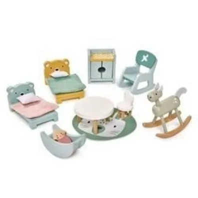 Meble do domku dla lalek - pok�j dzieci�cy drewno Tender Leaf Toys