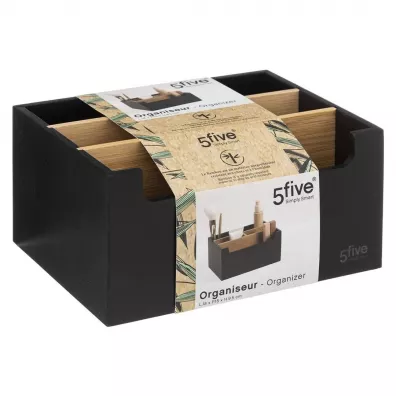 5five Simply Smart Organizer z 5 przegrdkami Natureo Brzowy.Czarny