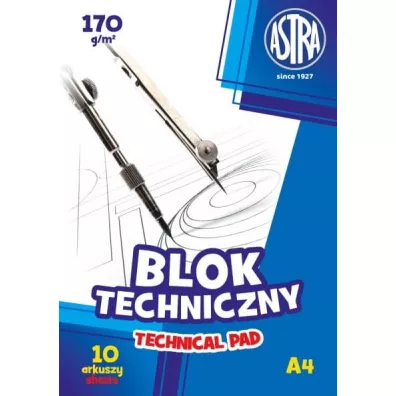 Astra Blok techniczny A4 10 kartek