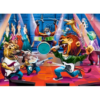 Puzzle 300 el. Animal Rock Concert Castorland