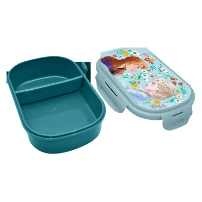 �niadani�wka + sztu�ce Kraina Lodu Frozen 21x14x6 cm
