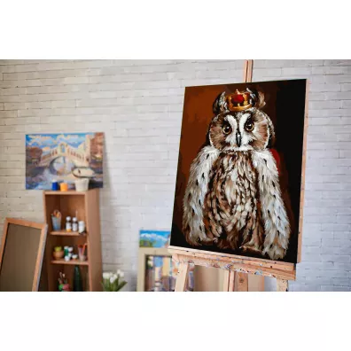 Twoje Hobby Malowanie po numerach - Sowa kr�lewska� 40x50cm