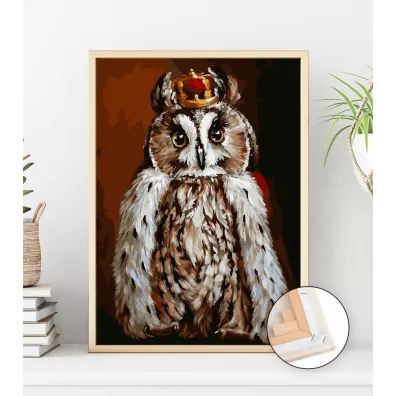 Twoje Hobby Malowanie po numerach - Sowa kr�lewska� 40x50cm