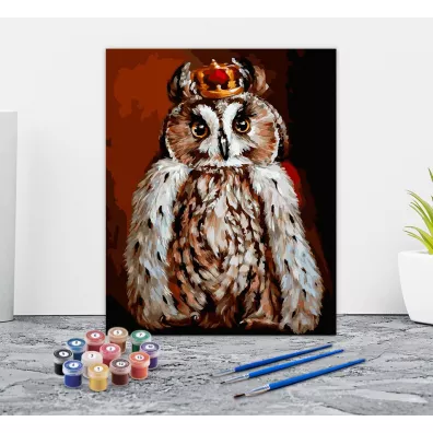 Twoje Hobby Malowanie po numerach - Sowa kr�lewska� 40x50cm