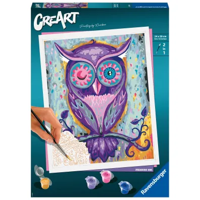 Malowanie po numerach CreArt - Sowa Ravensburger