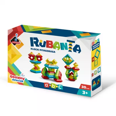 Klocki Pitagorasa 30 el. Rubanta