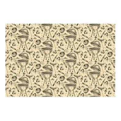 PartyDeco Obrus papierowy Grill 180x120cm