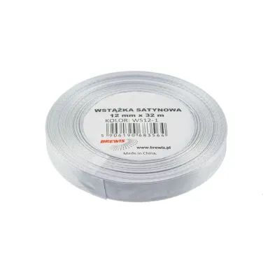 Brewis Wst��ka satynowa bia�a 12mm x 32m