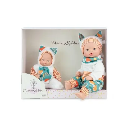 Lalki hiszpa�skie Little Family 40cm i 26cm Marina Pau