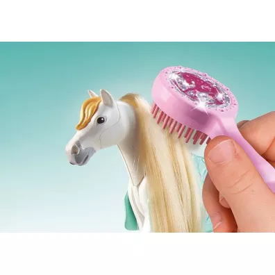 Playmobil Horses of Waterfall Isabella i Lioness z myjni� dla koni 71354