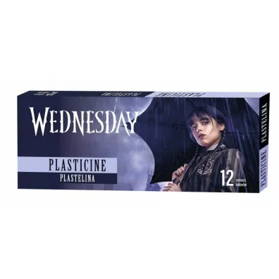 Plastelina 12 kolorw Wednesday Astra 303124054