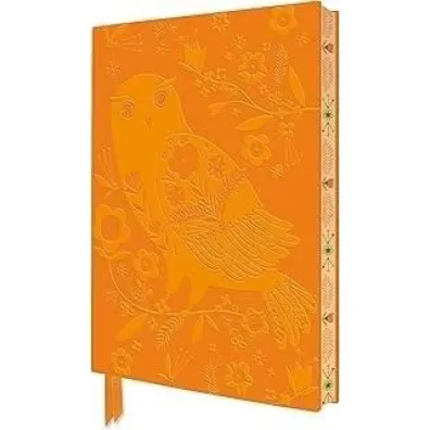 Flame Tree Notatnik A5 linia BR Sowa Folk Bee Brown