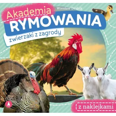 Ksi��eczka 200X190 Akademia rymowania. Zwierzaki z zagrody  Naklejki SKRZAT 076301