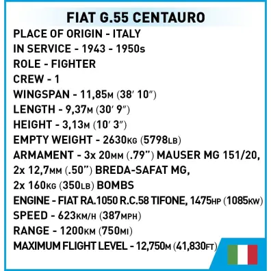HC Fiat G.55 Centauro