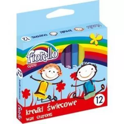 Fiorello Kredki �wiecowe 12 szt.