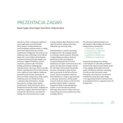 Album dydaktyczny Montessori. Zadania rozwijaj�ce motoryk� ma��