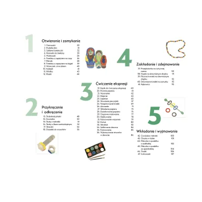 Album dydaktyczny Montessori. Zadania rozwijaj�ce motoryk� ma��