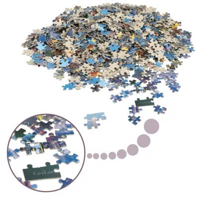Puzzle 1000 el. Widok z lotu ptaka na Londyn Castorland