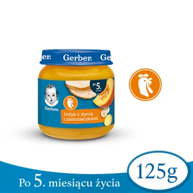 Gerber Warzywa z delikatnym indykiem po 5. miesi�cu 125 g