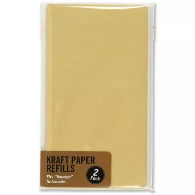 Peter Pauper Press Wk�ad Kraft do notatnika Voyager 2szt