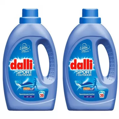 Dalli Pyn do prania tkanin sportowych Sport & Outdoor Zestaw 2 x 1.1 l