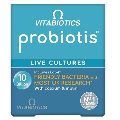 Vitabiotics Probiotis Live Cultures probiotyk suplement diety 30 kaps.