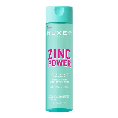 Nuxe Zinc Power Purifying And Spot Control Toner oczyszczaj�cy tonik na wypryski 200 ml