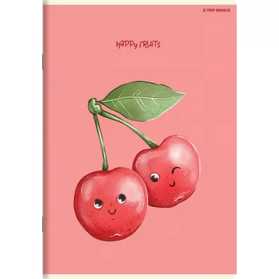 Top-2000 Zeszyt A5 Fruits dwie linie, 70g 32 kartki