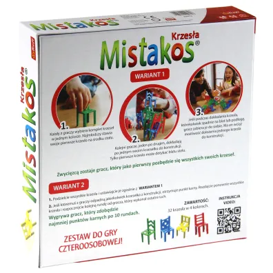 Mistakos. Krzes�a. Wersja 4-osobowa Trefl