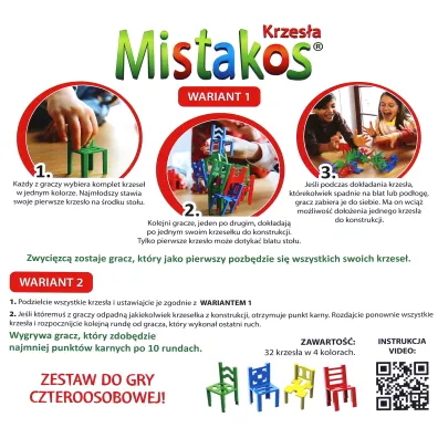 Mistakos. Krzes�a. Wersja 4-osobowa Trefl