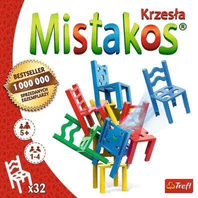 Mistakos. Krzes�a. Wersja 4-osobowa Trefl